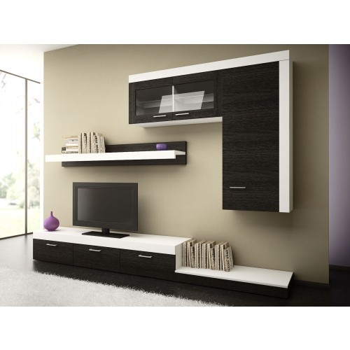 Mobilă living modernă la comandă cu mobilier TV